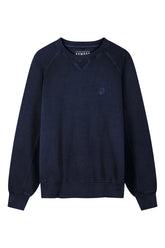ANTON  -Organic Cotton Sweat Navy